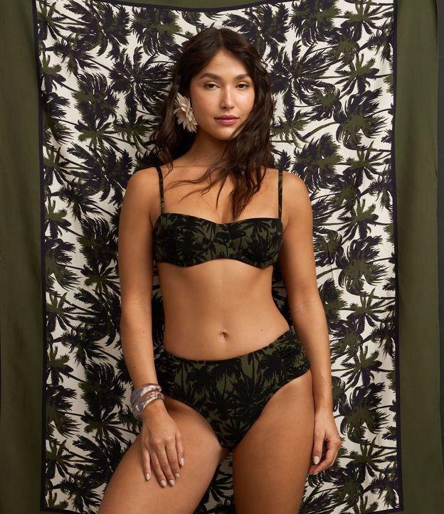 Biquíni Calcinha Sunkini em Microfibra com Estampa de Folhagem - 2