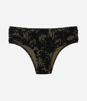 Biquíni Calcinha Sunkini em Microfibra com Estampa de Folhagem - 1