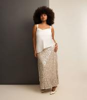 Saia Midi em Paetê Curve & Plus Size - 2