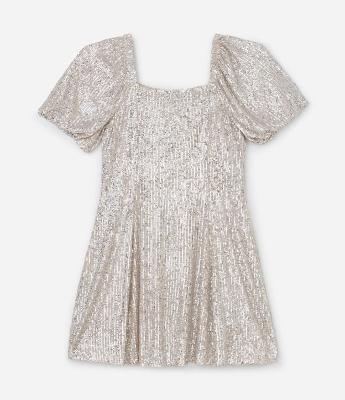 Vestido Curto em Paetê Curve & Plus Size