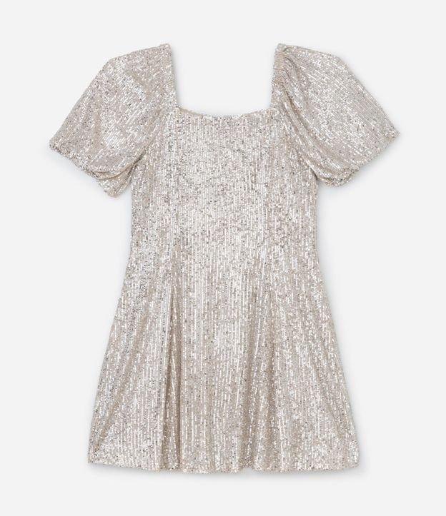 Vestido Curto em Paetê Curve & Plus Size - 1