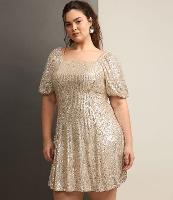 Vestido Curto em Paetê Curve & Plus Size - 2