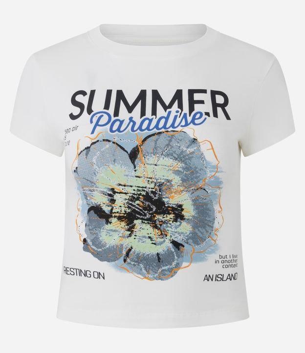 Camiseta New T-shirt com Estampa Summer Paradise - 1