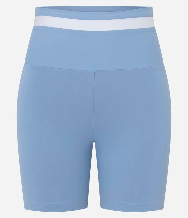 Bermuda Esportiva em Microfibra com Detalhes Contrastantes - 1