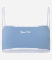 Top Curtinho Esportivo em Microfibra com Viés Contrastantes - 1