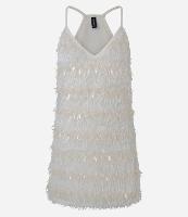 Vestido Curto com Franjas e Paetês - 1