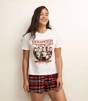 Pijama Short Doll em Algodão com Estampa Stranger Things e Short Estampado - 2