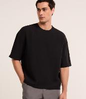 Camiseta Boxy em Modal com Gola Redonda - 1