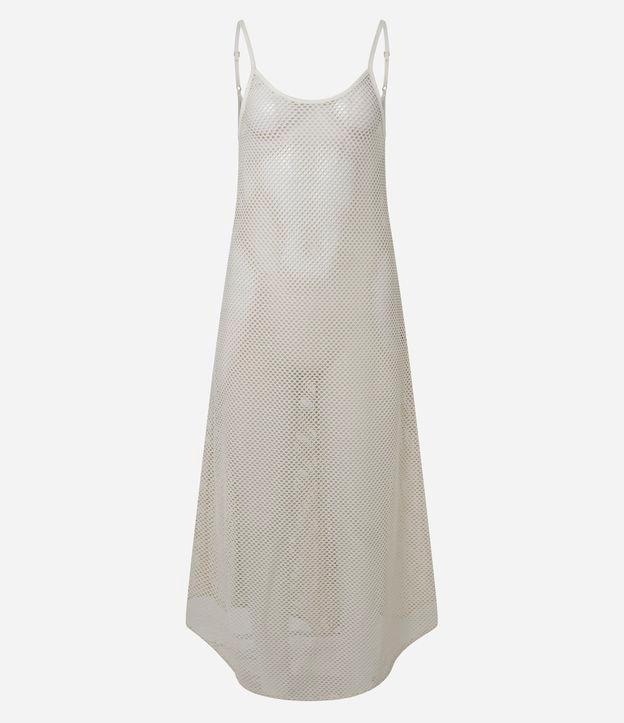 Saída de Praia Vestido Longo em Crochê - 1