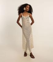 Saída de Praia Vestido Longo em Crochê - 3