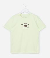 Camiseta Infantil Regular com Estampa de Urso California - Tam 5 a 14 Anos - 1