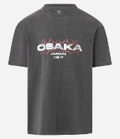 Camiseta Boxy em Algodão com Estampa Lettering  Osaka Japan - 1