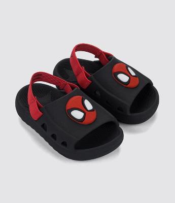 Chinelo Infantil com Patch do Homem Aranha - Tam 19 ao 24