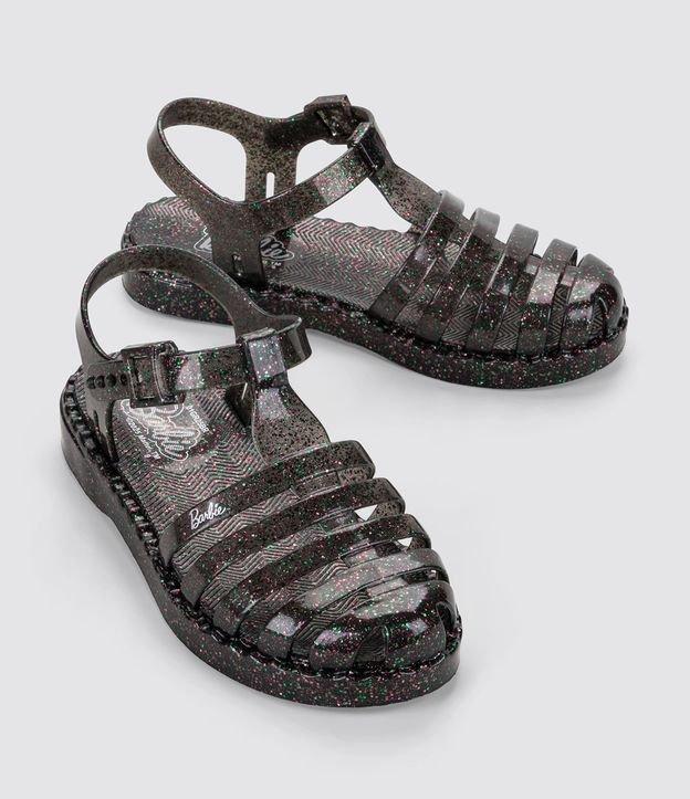 Sandália Infantil com Tiras e Glitter - Tam 23 ao 36 - 1