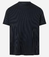 Camiseta Slim Canelada com Textura Vertical - 1