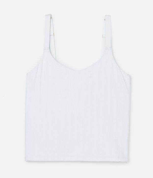 Camisete em Microfibra Texturizada com Alça Regulável Curve & Plus Size - 1