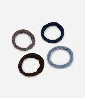 Kit 04 Elásticos de Cabelo Texturizados - 1