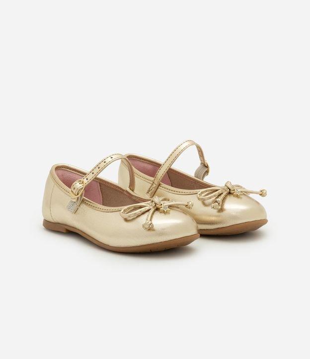 Sapatilha Infantil em PU com Lacinho - Tam 20 ao 25 - 1