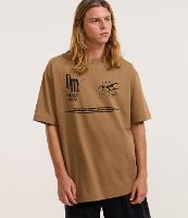 Camiseta Manga Curta em Meia Malha com Estampa Lettering Frente e Costas - 2