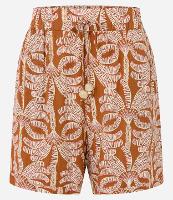 Short Cintura Alta em Viscose com Estampa Coqueiros - 1