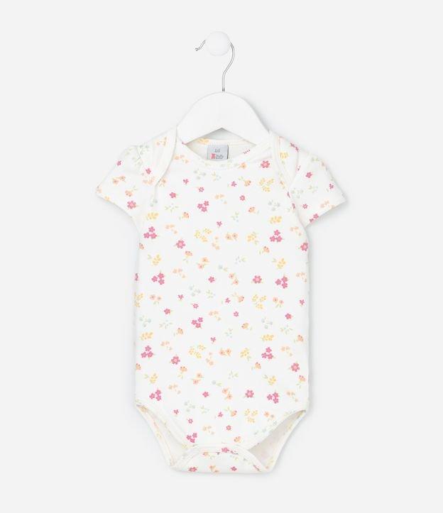 Body Infantil com Estampa Floral Liberty - Tam 0 a 18 Meses - 1