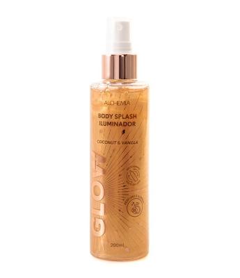 Hidratante Iluminador Corporal Glow Coconut   Vanilla Nude Alchemia