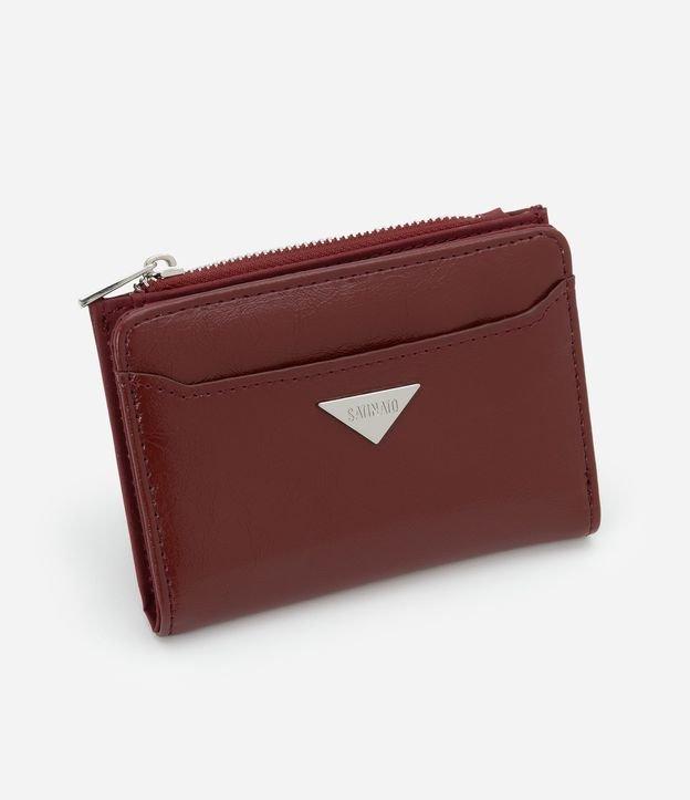 Carteira Envelope Pequena com Bolsinho Para Cartão Externo - 1