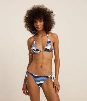 Biquíni Calcinha Lacinho em Microfibra com Estampa Folhagem - 3