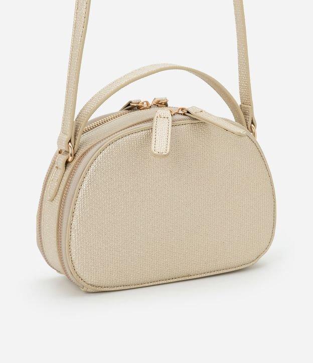 Bolsa Câmera Bag Transversal Pequena com Textura - 1