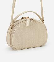 Bolsa Câmera Bag Transversal Pequena com Textura - 1