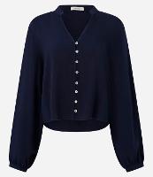 Camisa em Viscose com Gola Padre e Botões - 1