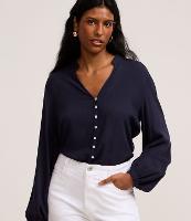 Camisa em Viscose com Gola Padre e Botões - 2