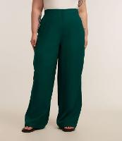 Calça Wide Leg Alfaiataria em Viscose Curve & Plus Size - 4