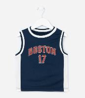 Camiseta Esportiva Infantil Estampa Boston 17 - Tam1 a 6 Anos - 1