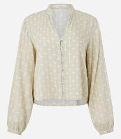 Camisa em Viscose com Gola Padre e Botões - 1