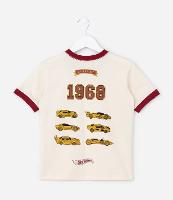 Camiseta Infantil com Estampa e Lettering Hot Wheels - Tam 4 a 10 Anos - 2