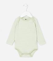 Body Infantil com Estampa de Listra horizontais - Tam 0 a 18 Meses - 1