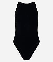 Body Canelado em Ribana com Decote Reto - 1