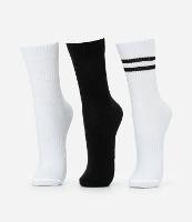 Kit 03 Meias Cano Médio Esportivo em Algodão - 1