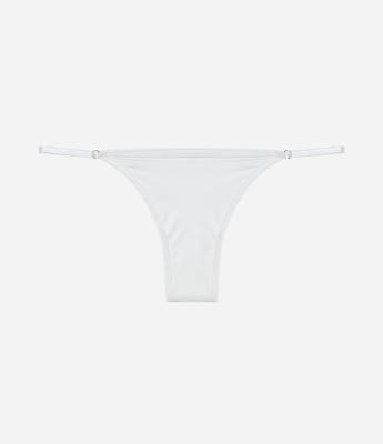 Calcinha String Fio em Microfibra com Renda Traseira