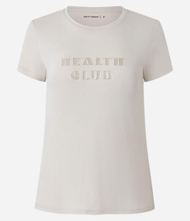 Camiseta Esportiva com Tecnologia Dry e Lettering Health Club - 1