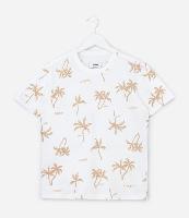 Camiseta Infantil com Estampa de Mini Ícones de Praia - Tam 5 a 14  Anos - 1