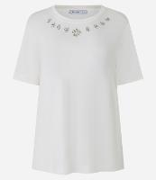 Camiseta T-shirt em Viscose com Aplicação de Strass - 1