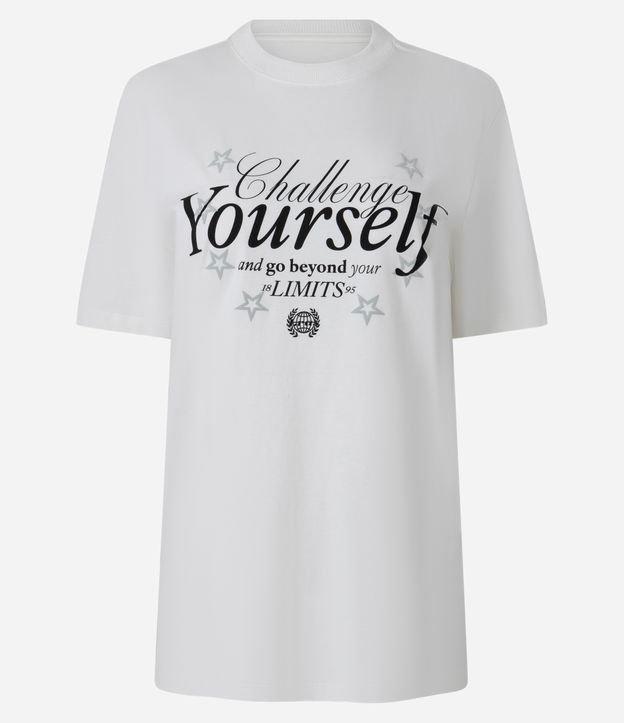 Camiseta em Algodão com Estampa Frente e Costas Challenge Yourself - 1