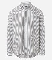 Camisa Regular em Oxford com Listras - 1