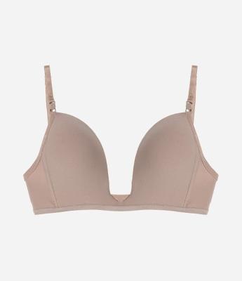 Sutiã Multifuncional em Microfibra com Decote Profundo e Bojo Trifil