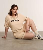Camiseta Overcropped Esportiva com Estampa Dopamined Curve & Plus Size - 2