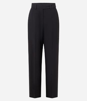 Calça Pantalona Alfaiatada com Cintura Alta