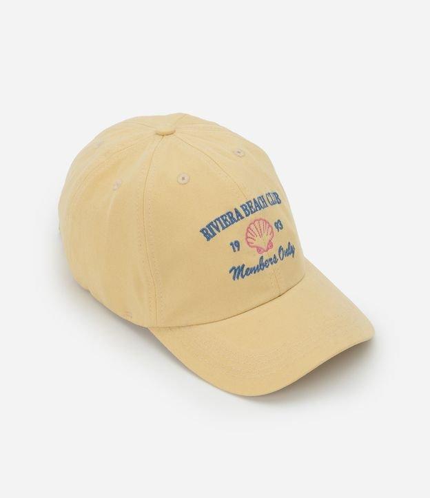 Boné Aba Curva em Sarja com Bordado Riviera Beach Club - 1