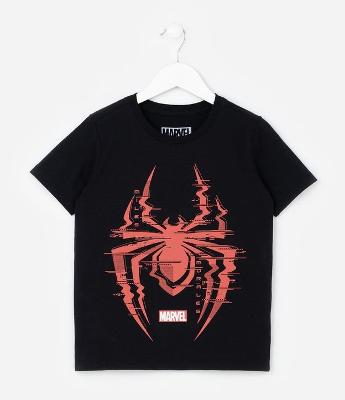 Camiseta Infantil com Estampa do Homem Aranha - Tam 4 a 12 Anos